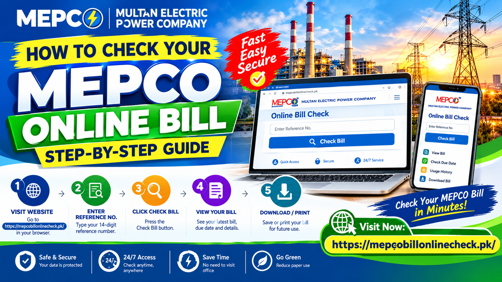 How to Check Your MEPCO Online Bill: Step-by-Step Guide